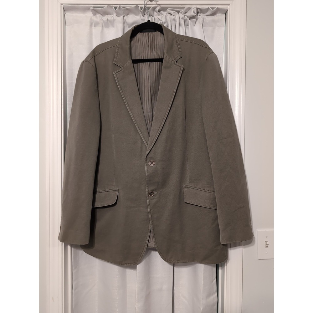 Madison Men's 46L Taupe Sportscoat‎ Jacket Blazer 2-Button Lined Pockets
